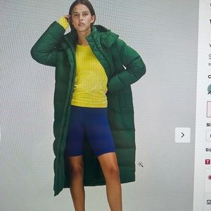 Lulu lemon Wunder Puff Long Coat